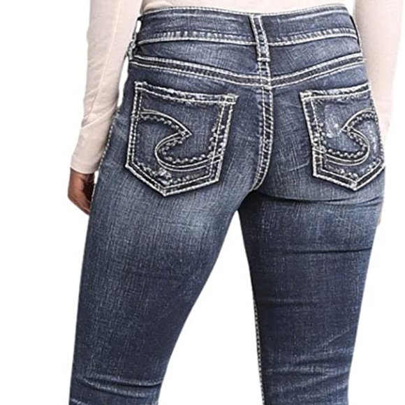 Silver Jeans Suki Mid Rise Curvy Fit 28/32 - Picture 7 of 9